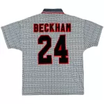 Beckham #24 Retro Manchester United Away Jersey 1995/96 - minejerseys