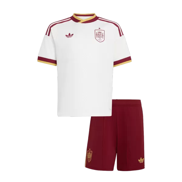 Kids Spain Away Jersey Kit 2026 - minejerseys