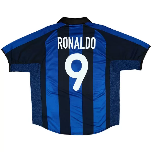 Ronaldo #9 Retro Inter Milan Home Jersey 2001/02 - minejerseys