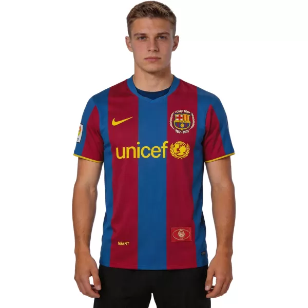 Retro Barcelona Home 50-Years Anniversary Jersey 2007/08 - minejerseys