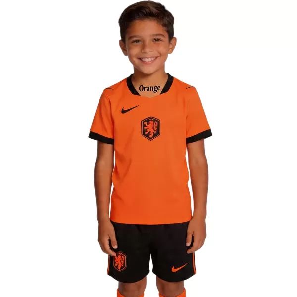 Kids Netherlands Home Jersey Kit World Cup 2026 - minejerseys