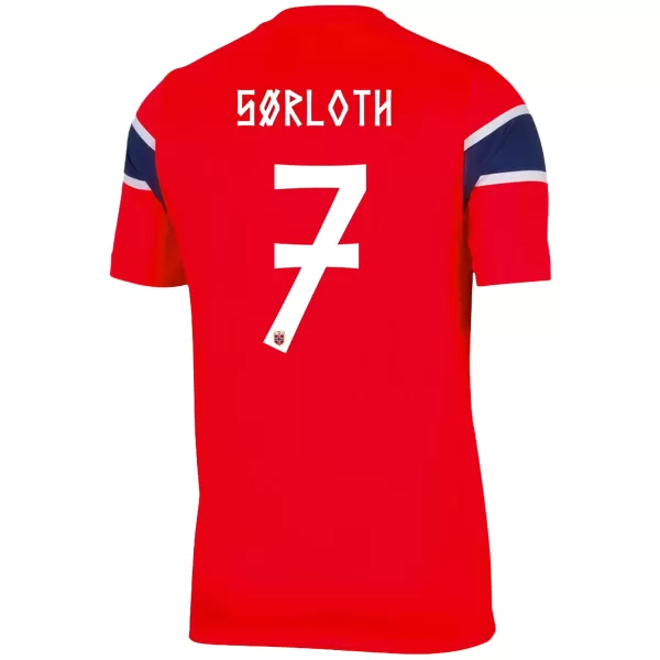 SØRLOTH #7 Norway Home Jersey World Cup 2026 - minejerseys