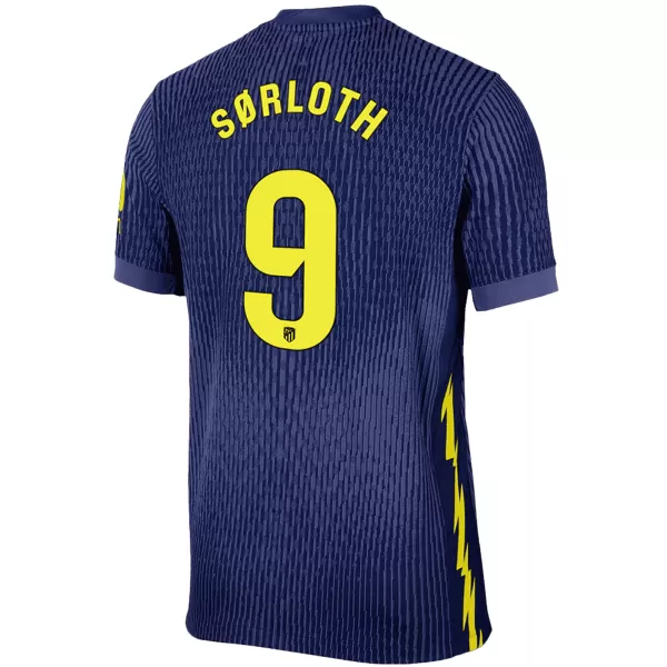 SØRLOTH #9 Atletico Madrid Away Match Jersey Player Version 2025/26 - minejerseys