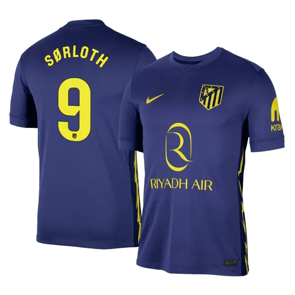 SØRLOTH #9 Atletico Madrid Away Jersey 2025/26 - minejerseys