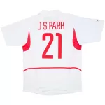 J S Park #21 Retro South Korea Away Jersey World Cup 2002 - minejerseys
