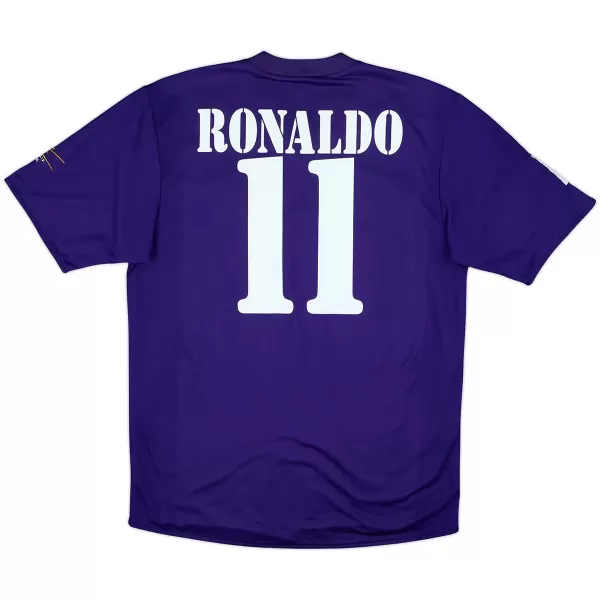 RONALDO #11 Retro Real Madrid Centenary Third Jersey 2002/03 - minejerseys