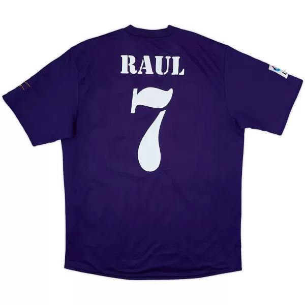 RAUL #7 Retro Real Madrid Centenary Third Jersey 2002/03 - minejerseys