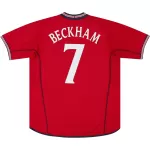 BECKHAM #7 Retro England Away Jersey World Cup 2002 - minejerseys