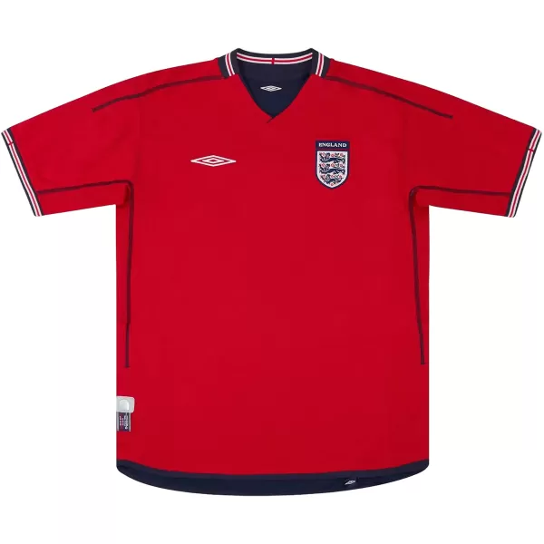 Retro England Away Jersey World Cup 2002 - minejerseys