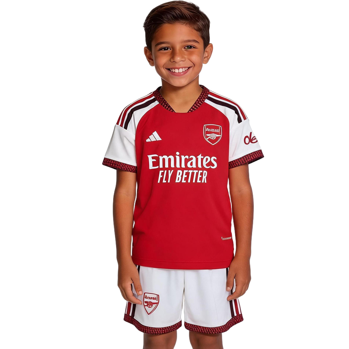 CHAMPIONS #26 Kids Arsenal Home Jersey Kit 2026/27 - Image 3