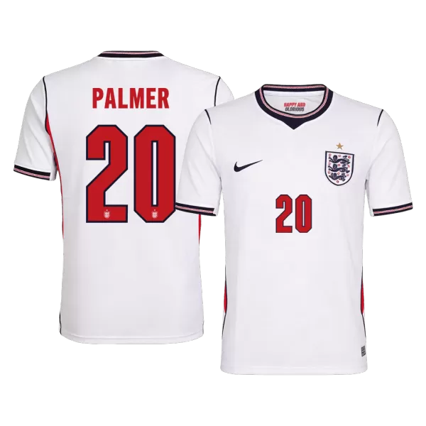 PALMER #20 England Home Jersey 2025/26 - minejerseys