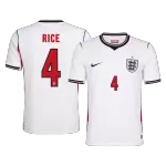 RICE #4 England Home Jersey 2025/26 - minejerseys