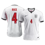 RICE #4 England Home Match Jersey Player Version 2025/26 - minejerseys