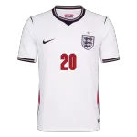 PALMER #20 England Home Jersey 2025/26 - minejerseys