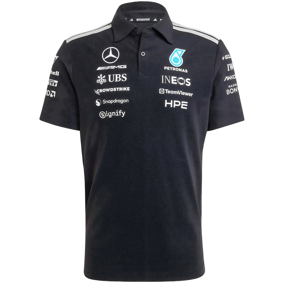 Mercedes AMG Petronas Black F1 Team Polo 2026 - Image 2