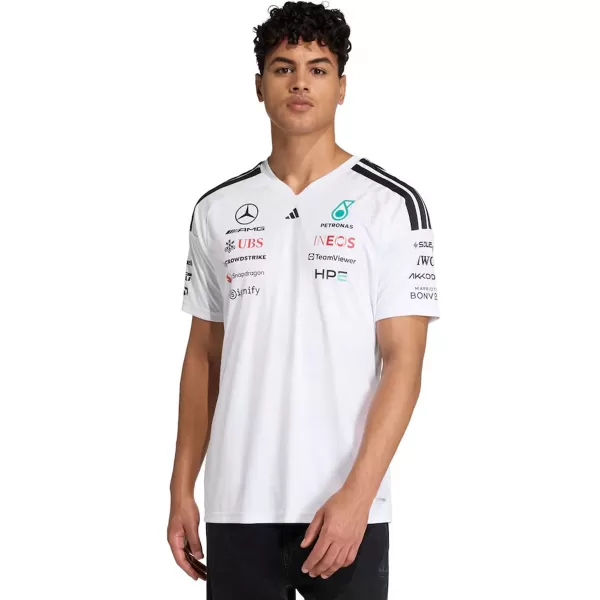 Mercedes AMG Petronas F1 White Team Driver T-Shirt 2026 - minejerseys