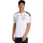 Mercedes AMG Petronas F1 White Team Driver T-Shirt 2026 - minejerseys