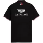 Cadillac F1 Racing Team Black Polo Shirt 2026 - minejerseys
