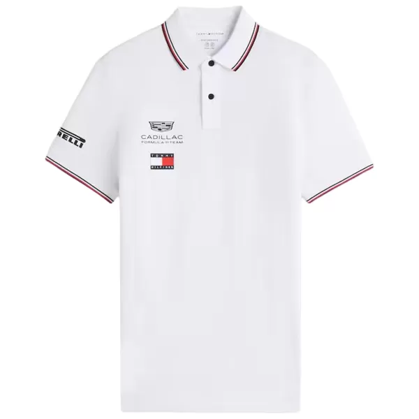 Cadillac F1 Racing Team White Polo Shirt 2026 - minejerseys
