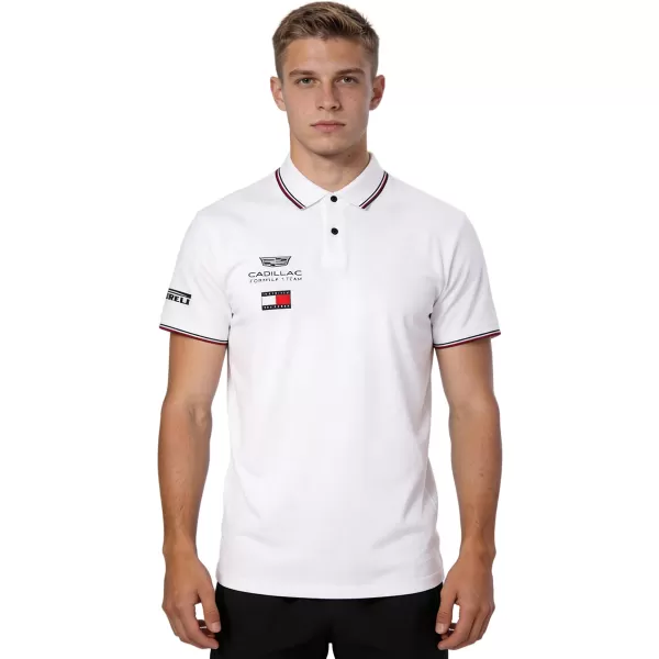 Cadillac F1 Racing Team White Polo Shirt 2026 - minejerseys