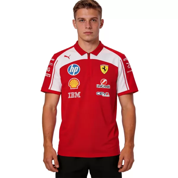 Scuderia Ferrari F1 Racing Team Polo Shirt 2026 - minejerseys