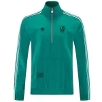 Liverpool 1/2 Zipper Windbreaker Jacket Green 2026 - minejerseys
