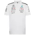 Mercedes AMG Petronas White F1 Team Polo 2026 - minejerseys