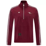 Arsenal 1/2 Zipper Windbreaker Jacket Red 2026 - minejerseys