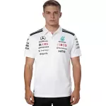 Mercedes AMG Petronas White F1 Team Polo 2026 - minejerseys