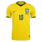 NEYMAR JR. #10 Brazil Home Match Jersey Player Version 2025/26 - minejerseys