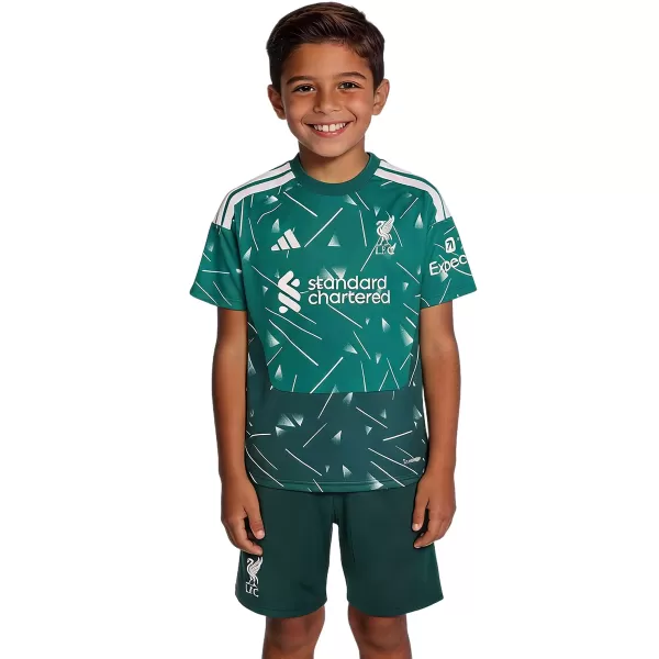 Kids Liverpool Goalkeeper Jersey Kit 2026/27 - minejerseys