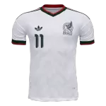 S.GIMENEZ #11 Mexico Away Match Jersey Player Version 2025/26 - minejerseys
