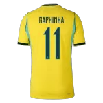 RAPHINHA #11 Brazil Home Match Jersey Player Version 2025/26 - minejerseys