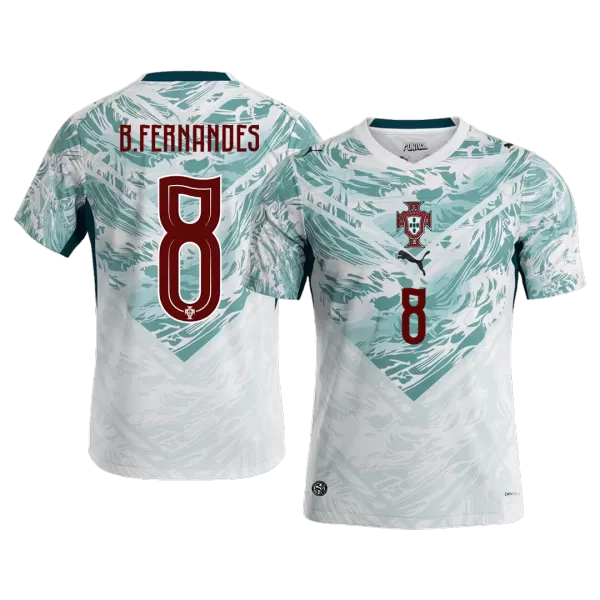 B.FERNANDES #8 Portugal Away Jersey 2025/26 - minejerseys