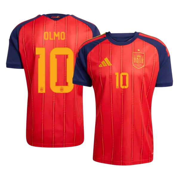 OLMO #10 Spain Home Jersey 2025/26 - [Super Replica] - minejerseys