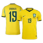 ENDRICK #19 Brazil Home Match Jersey Player Version 2025/26 - minejerseys