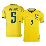 CASEMIRO #5 Brazil Home Match Jersey Player Version 2025/26 - minejerseys