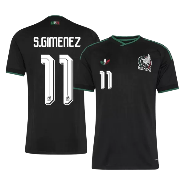 S.GIMENEZ #11 Mexico Third Away Match Jersey Player Version 2025/26 - minejerseys