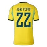JOÃO PEDRO #22 Brazil Home Match Jersey Player Version 2025/26 - minejerseys