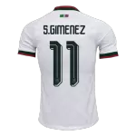 S.GIMENEZ #11 Mexico Away Match Jersey Player Version 2025/26 - minejerseys