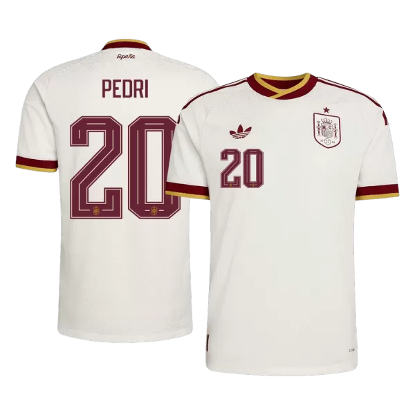 PEDRI #20 Spain Away Match Jersey Player Version 2025/26 - minejerseys