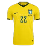 JOÃO PEDRO #22 Brazil Home Match Jersey Player Version 2025/26 - minejerseys