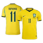 RAPHINHA #11 Brazil Home Match Jersey Player Version 2025/26 - minejerseys