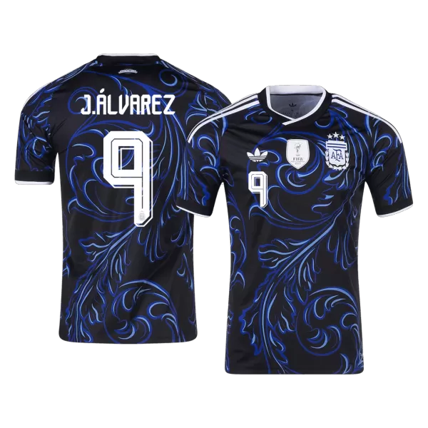 J. ÁLVAREZ #9 Argentina Away Jersey 2025/26 - minejerseys