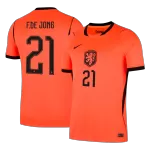 F.DE JONG #21 Netherlands Home Jersey 2025/26 - minejerseys