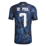 DE PAUL #7 Argentina Away Match Jersey Player Version 2025/26 - minejerseys