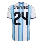 E. FERNÁNDEZ #24 Argentina Home Jersey 2025/26 - [Super Replica] - minejerseys