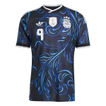J. ÁLVAREZ #9 Argentina Away Match Jersey Player Version 2025/26 - minejerseys