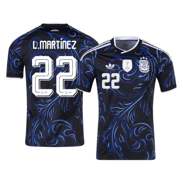 L. MARTÍNEZ #22 Argentina Away Jersey 2025/26 - minejerseys