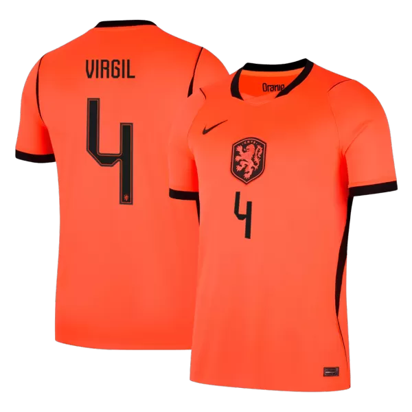 VIRGIL #4 Netherlands Home Jersey 2025/26 - minejerseys